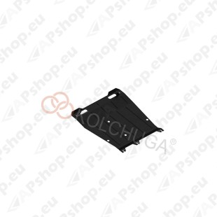 Kolchuga Steel Skid Plate Mitsubishi Lancer Х 2007- (Engine, Gearbox, Radiator Protection)